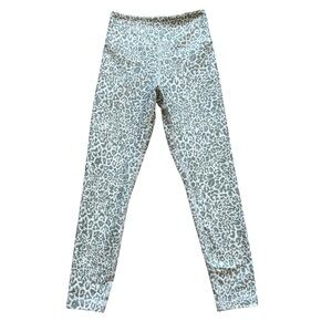 Balance Collection Animal Print Activewear Pants Green/Gray Women’s Size M Gym